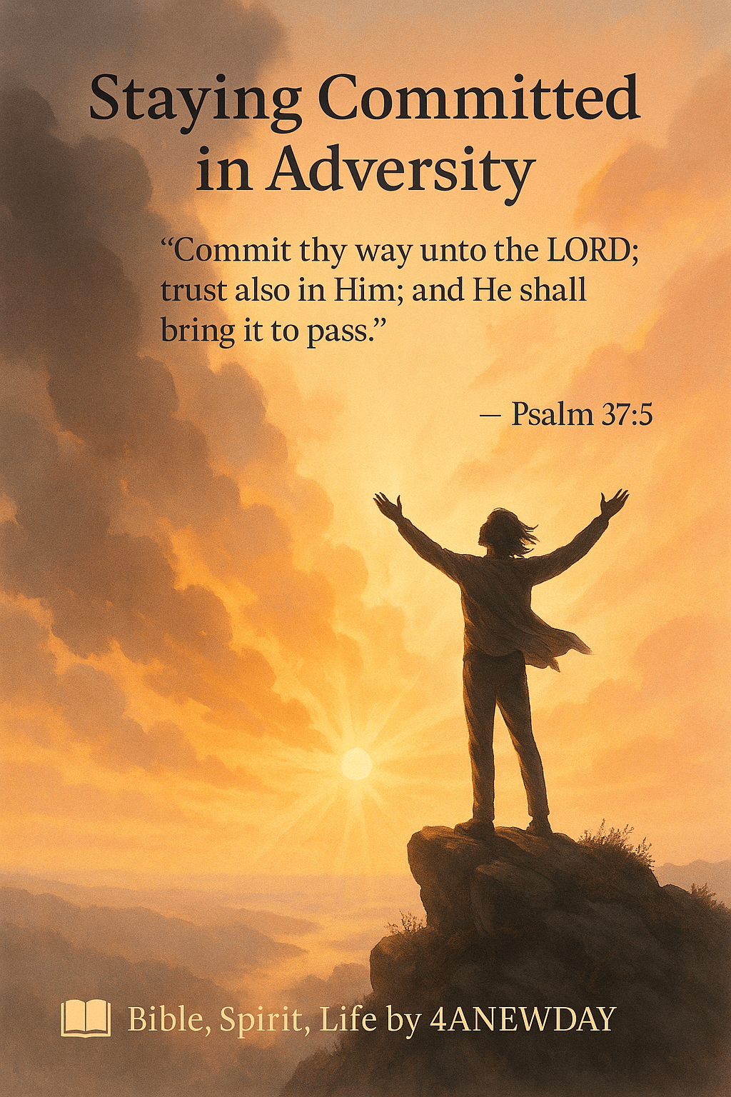 Bible, Spirit, Life: Daily Words to Move You: “Staying Committed in Adversity”